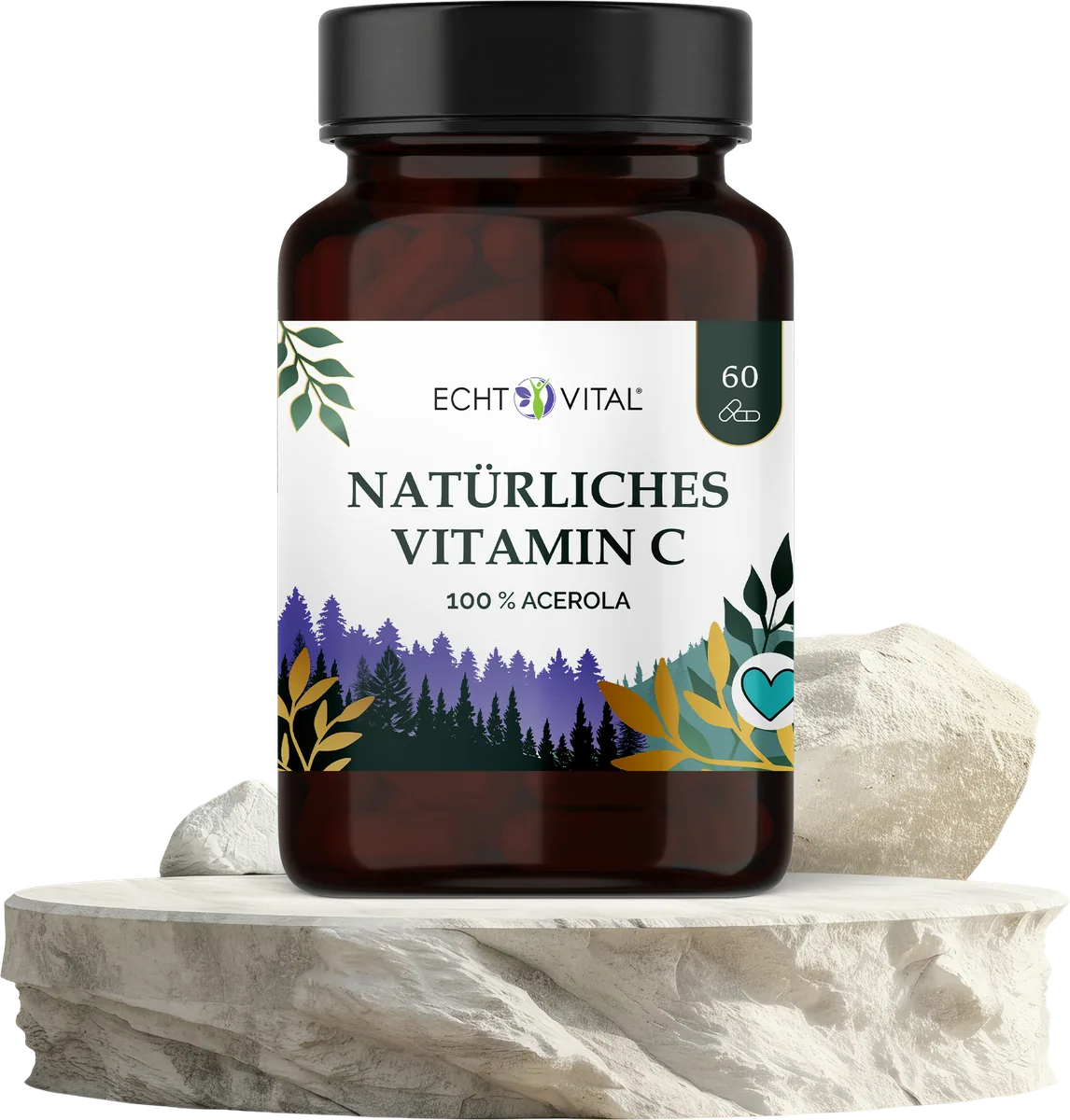 Echt Vital Vitamin C Acerola Kapseln