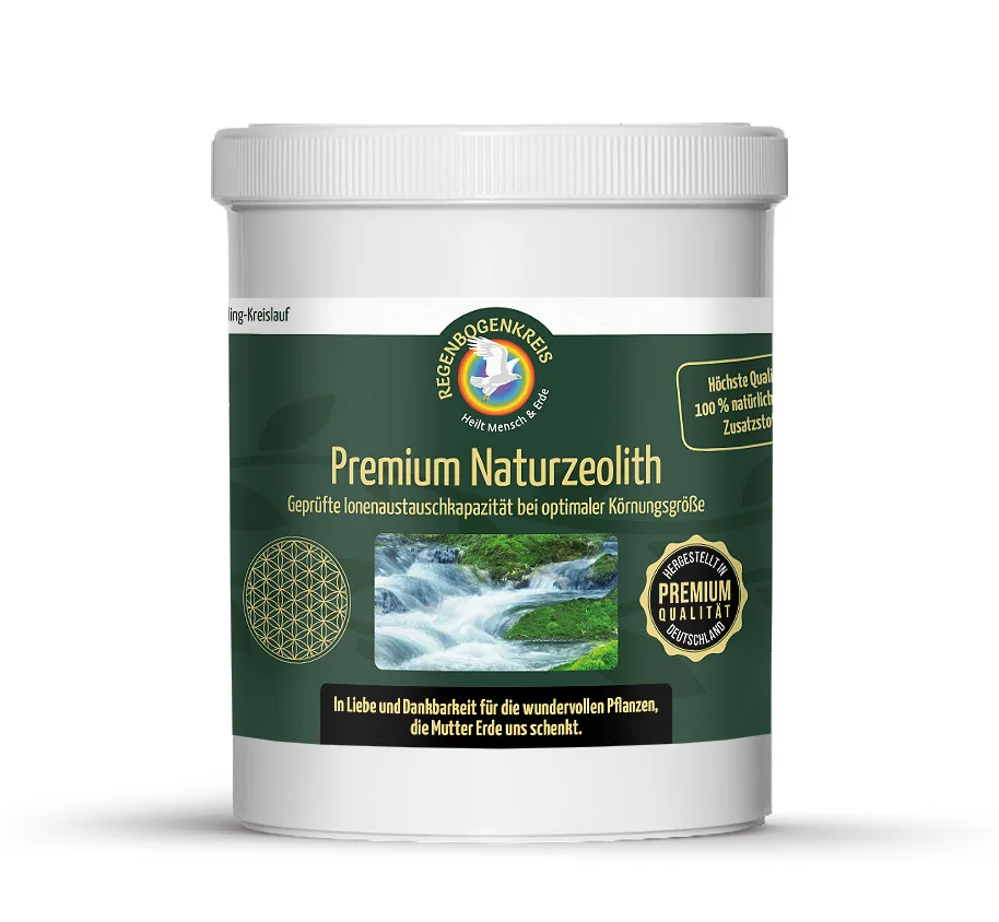 Regenbogenkreis Klinoptilolith Zeolith Pulver