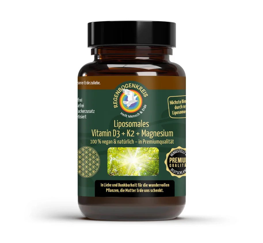 Regenbogenkreis Premium Liposomales Vitamin D2 K2 Magnesium
